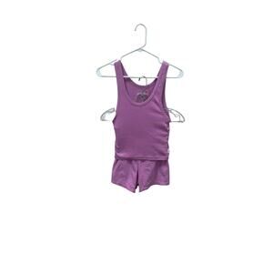 Hanes Purple Pajama Sleep Set size M